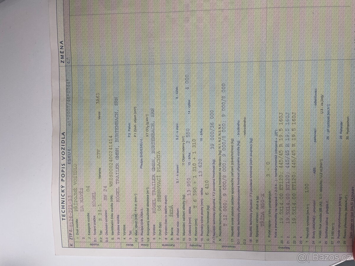 Návěs Kögel Mega 13,6 - 9