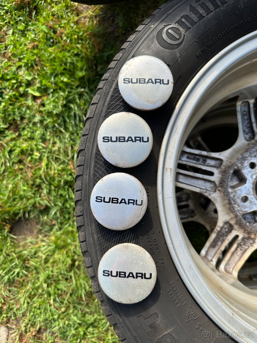 4x Alu kola 5x100 r15, ET 48, 6JJx15 + pneu 195/65 R-15 - 9