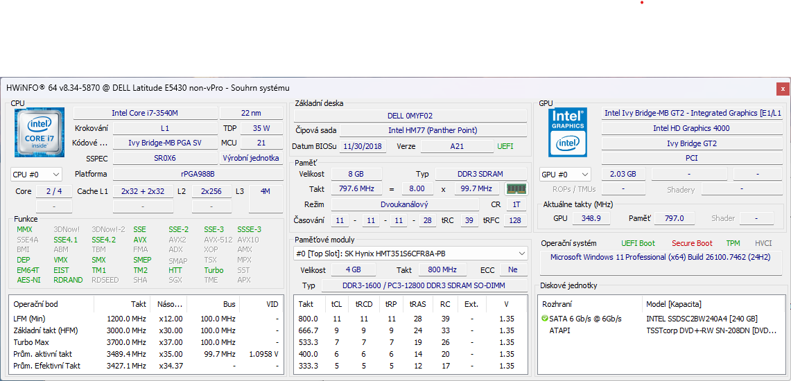 Prodám NTB Dell Latitude E5430 - 9