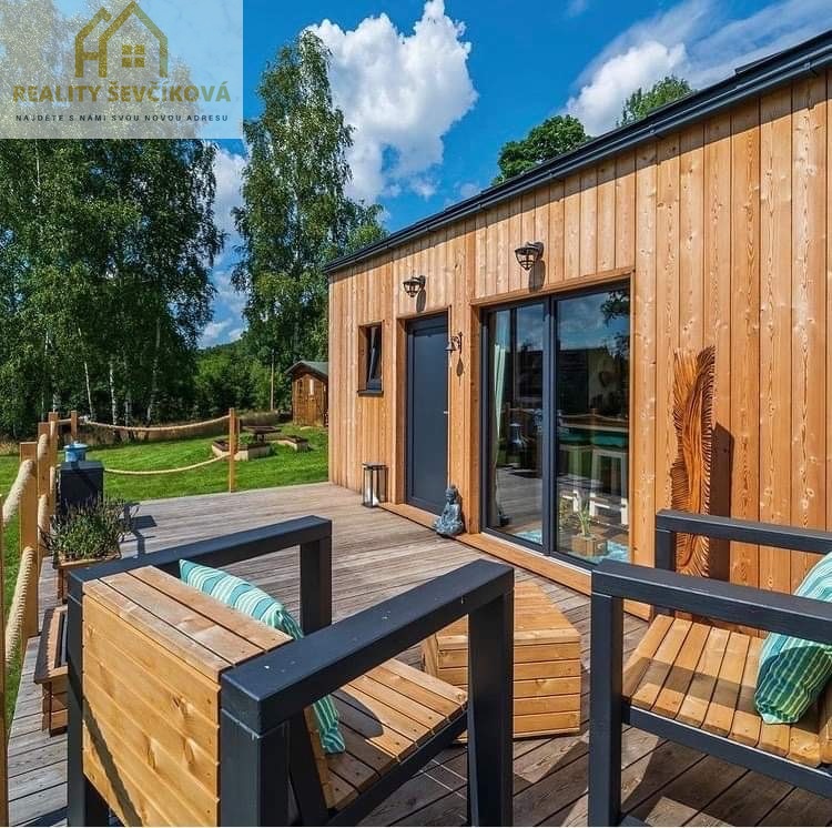 Kompletně zařízený tiny house s terasou v Boho stylu, 22 m2 - 9