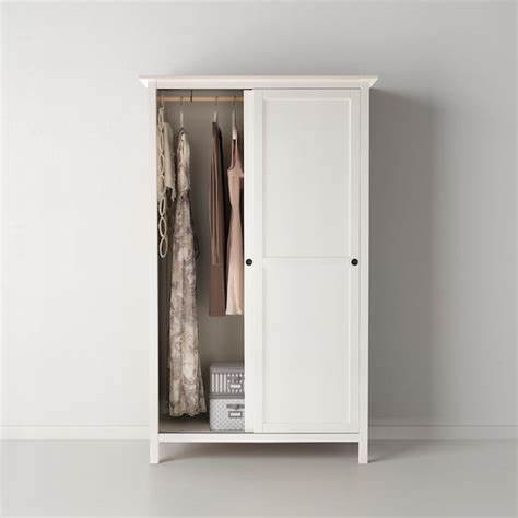 Skříň Hemnes - dřevěná, bílá - 9