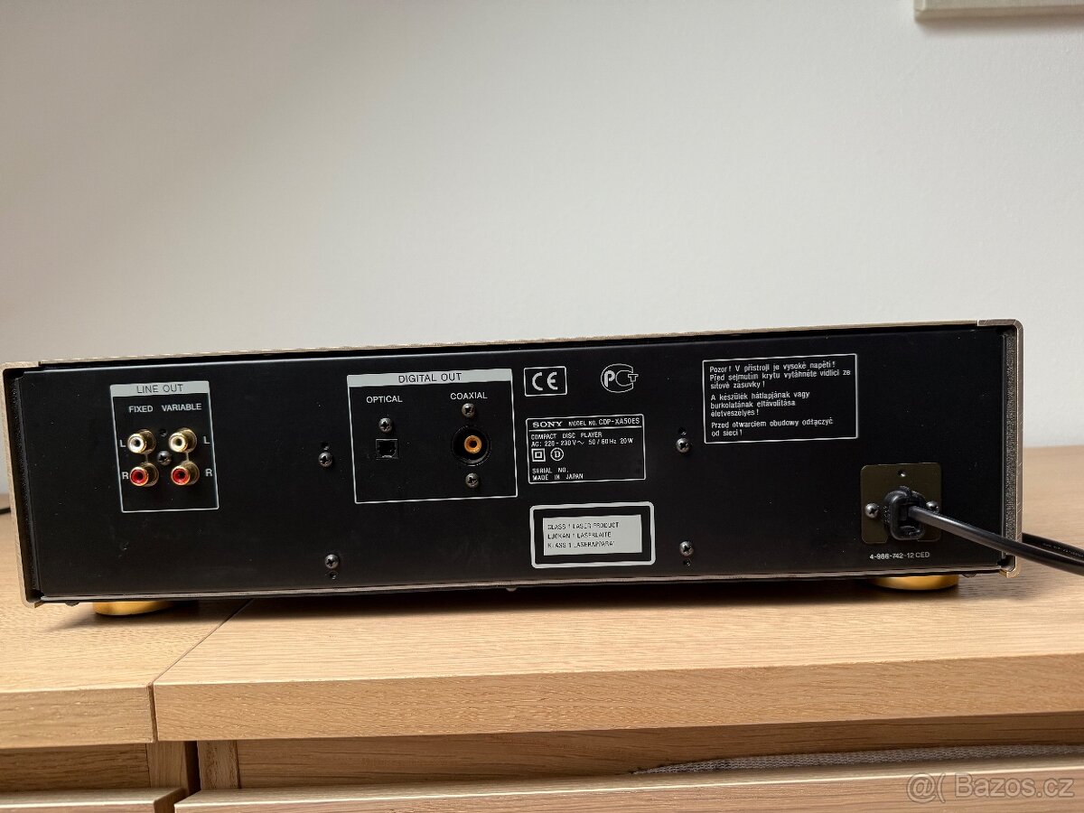 Zesilovač Sony fa 30es +CD přehrávač Sony xa50es champagne - 9