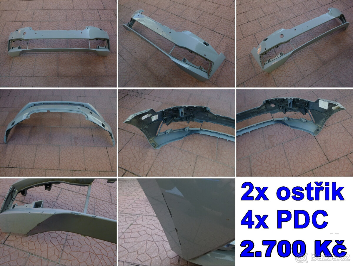 Škoda Superb III lift facelift originál přední nárazník - 9
