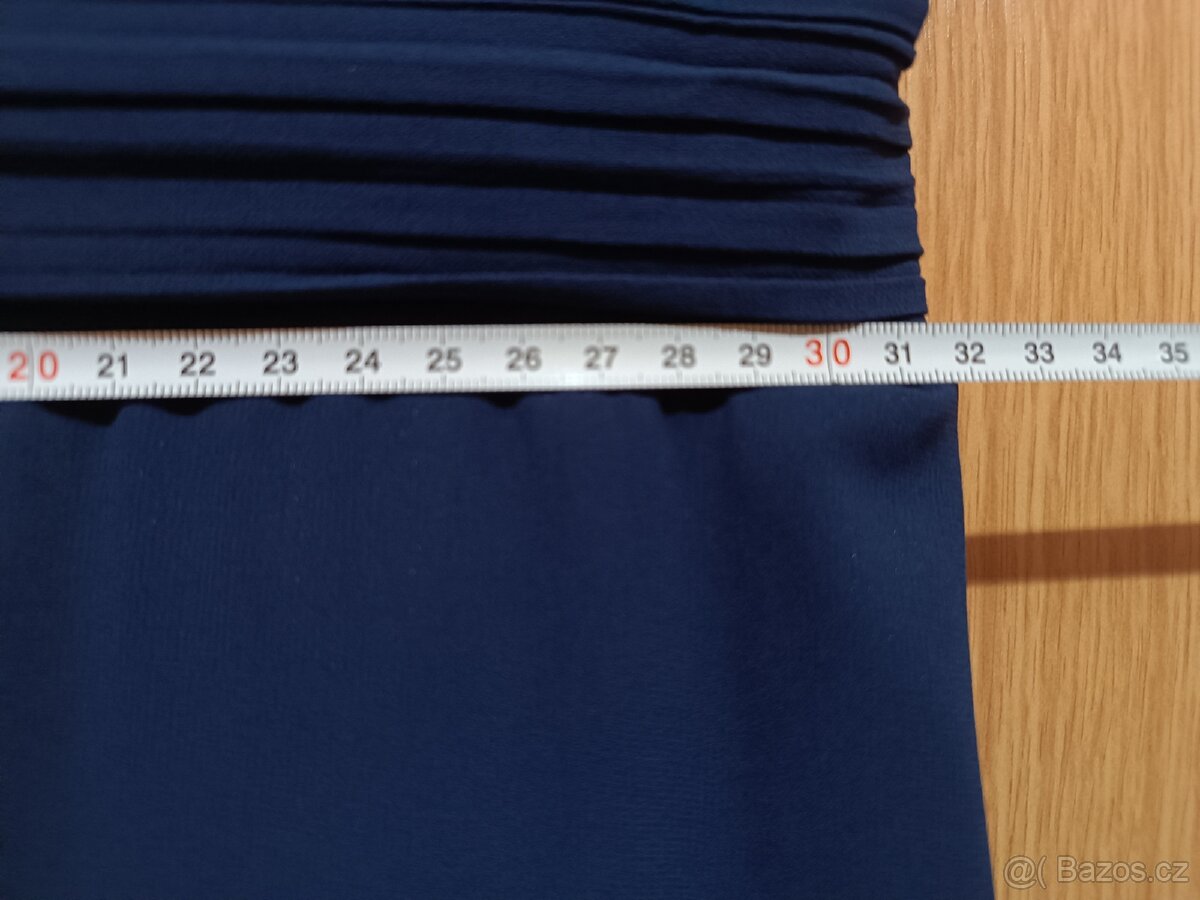 Dámské šaty tmavě modré vel L - 9