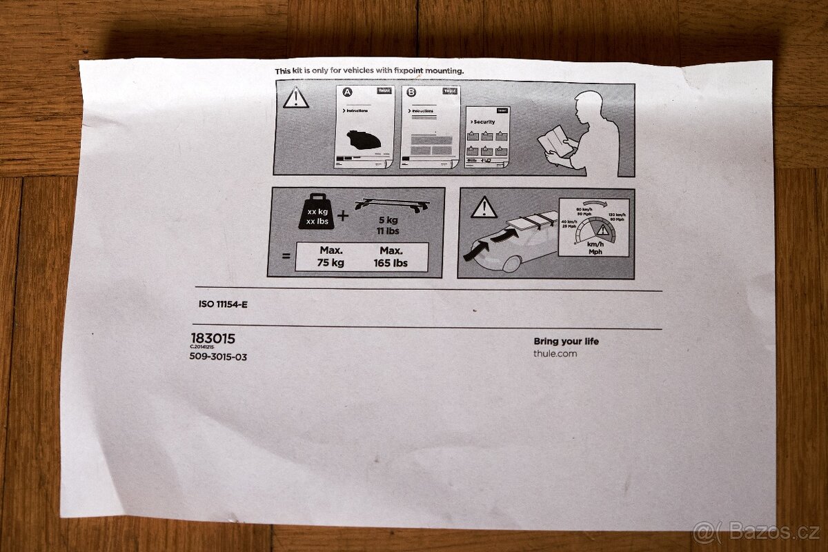 Střešní lišty Thule pro Ford Focus II a C-max - 9