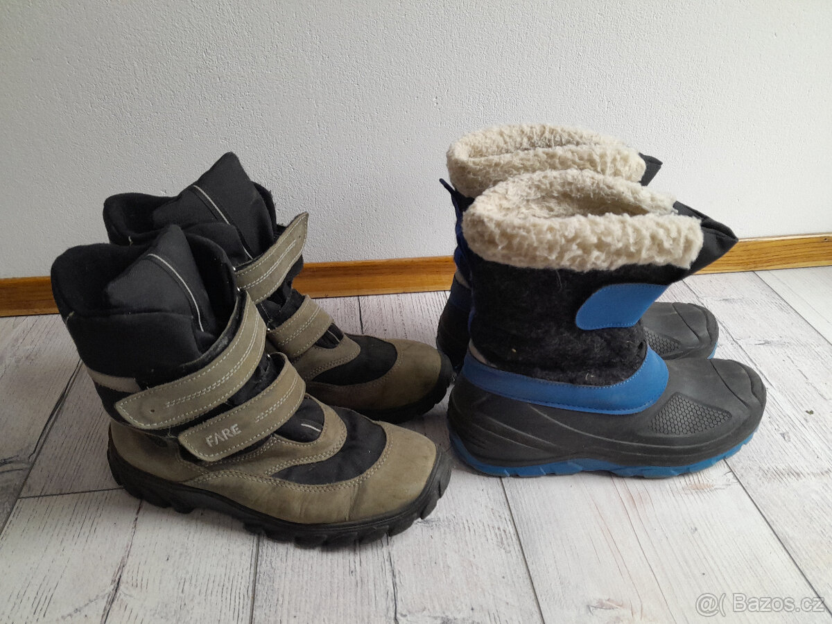 Zímní boty a holinky vel. 37-39 - 9