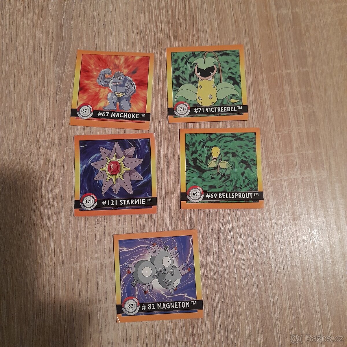 Pokémon 1998 samolepky - 9