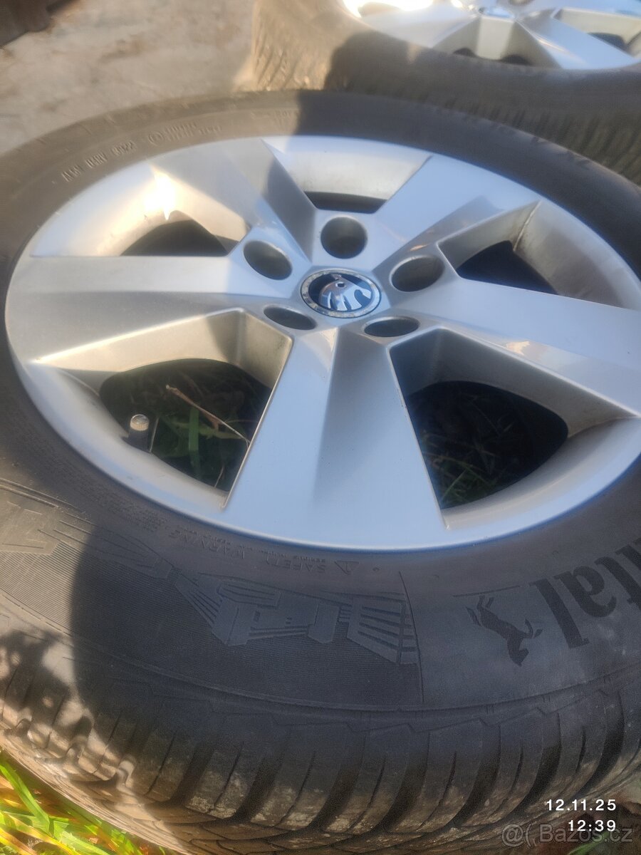 Alu kola 5x112 R16 pneu 215/60/R16 - 9