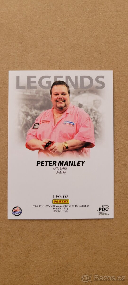 Hráči PDC Darts Šípky Séria Legendy - 9