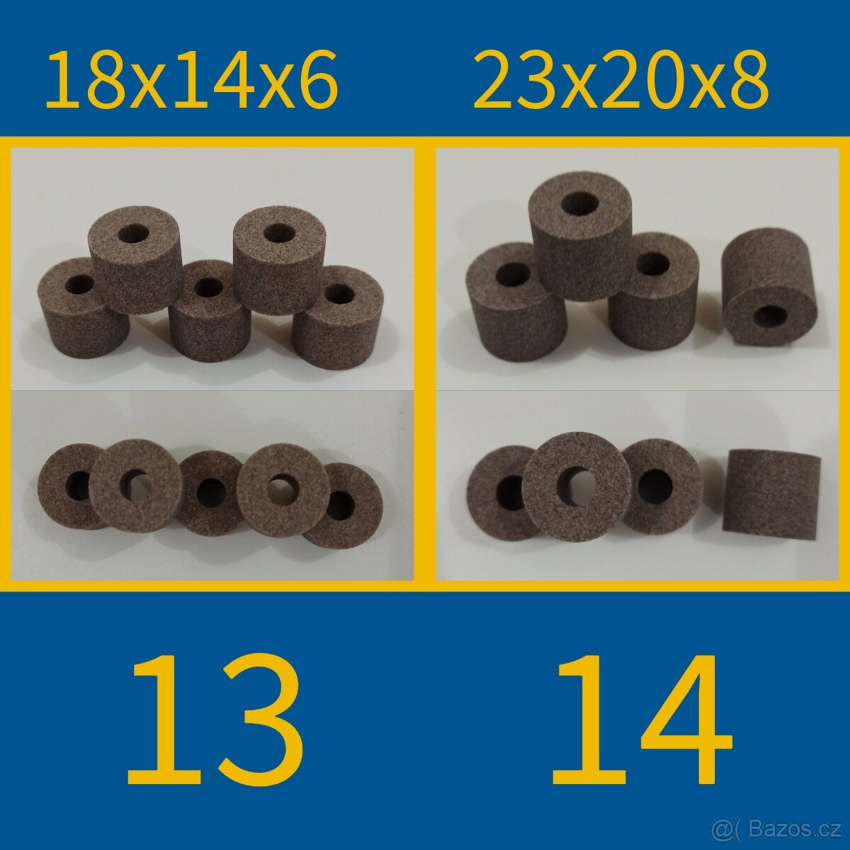 Brusná tělíska/kotouče - 9
