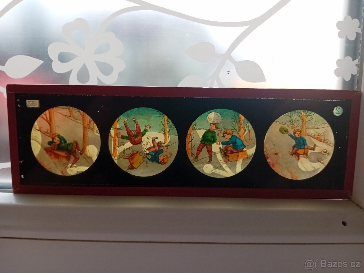 Sklíčka do magické lucerny staré (historické) - 9