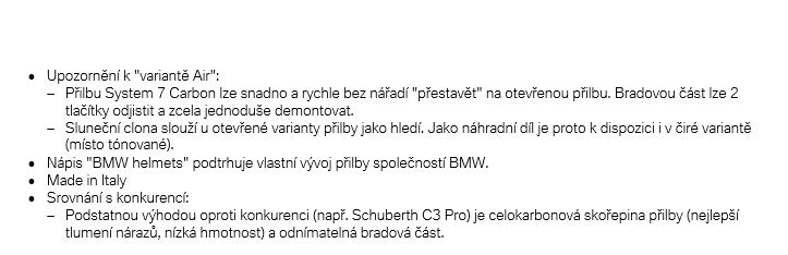 Přilba BMW 7 karbon Spektrum (vel. 58/59 ECE) - 9
