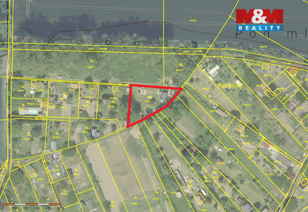 Prodej zahrady, 971 m², Louny, ul. Na Losech - 9