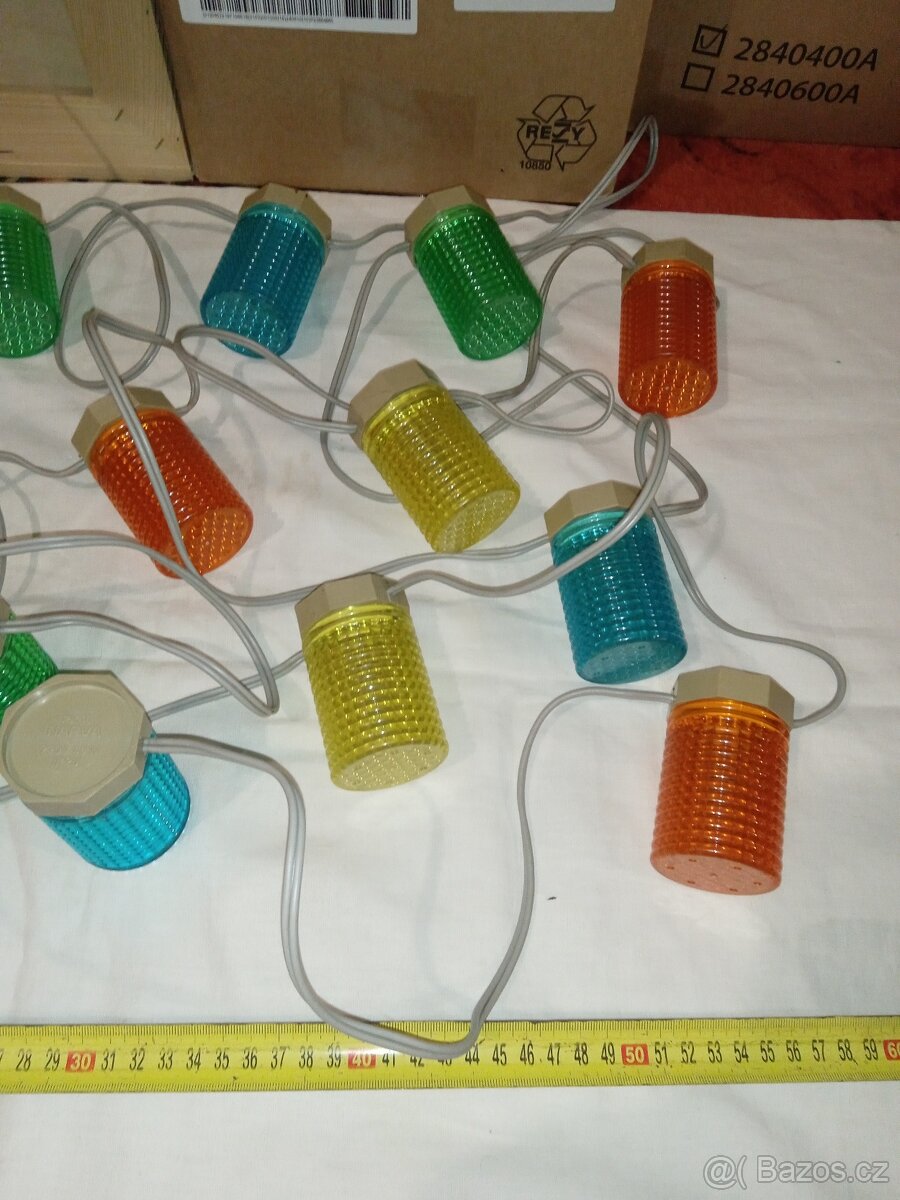 Retro světýlka na vánoční stromeček zn. PK 16 NARVA - 9