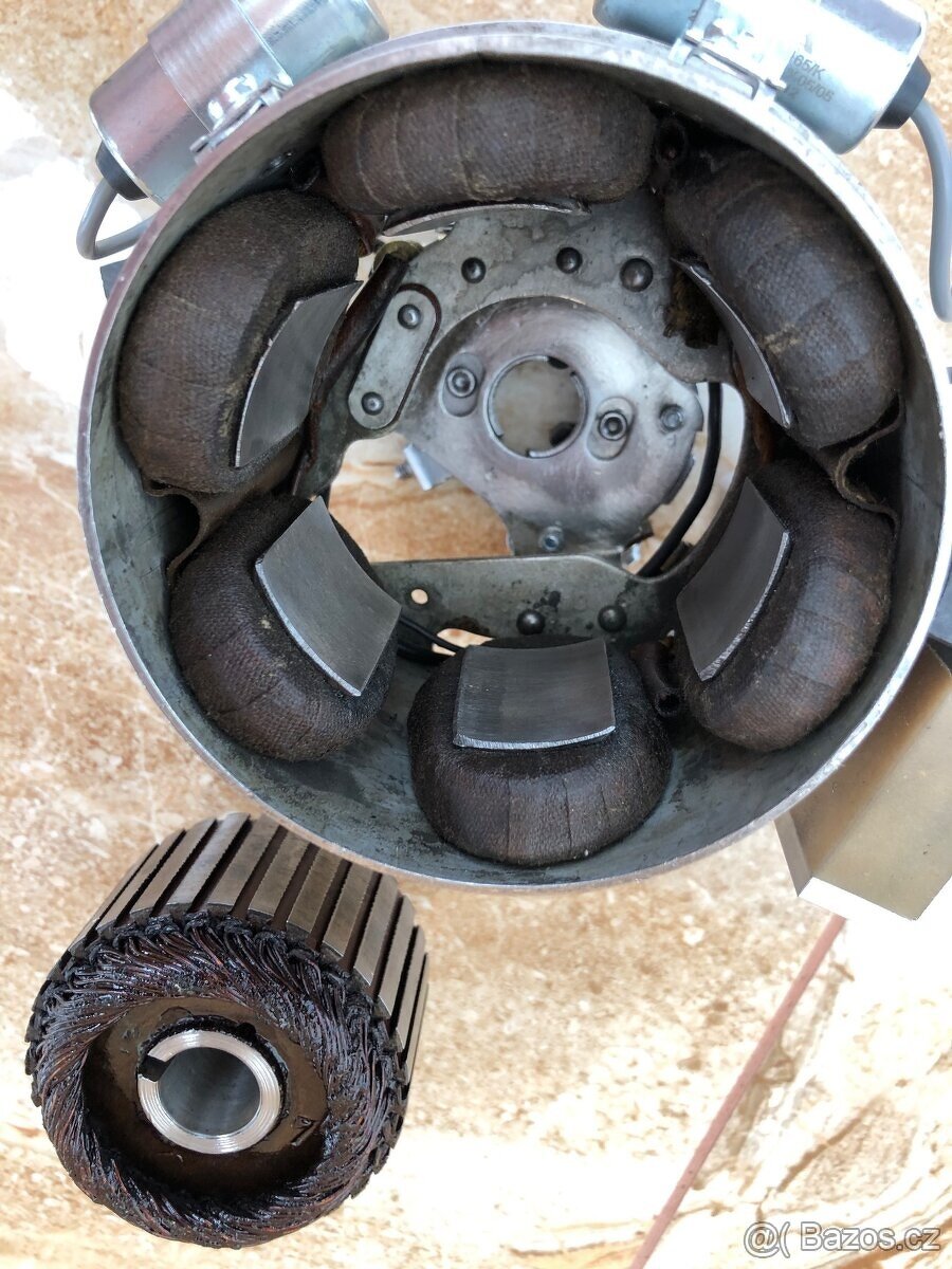 Jawa pérák 350/18 - zapalování po GO - 9