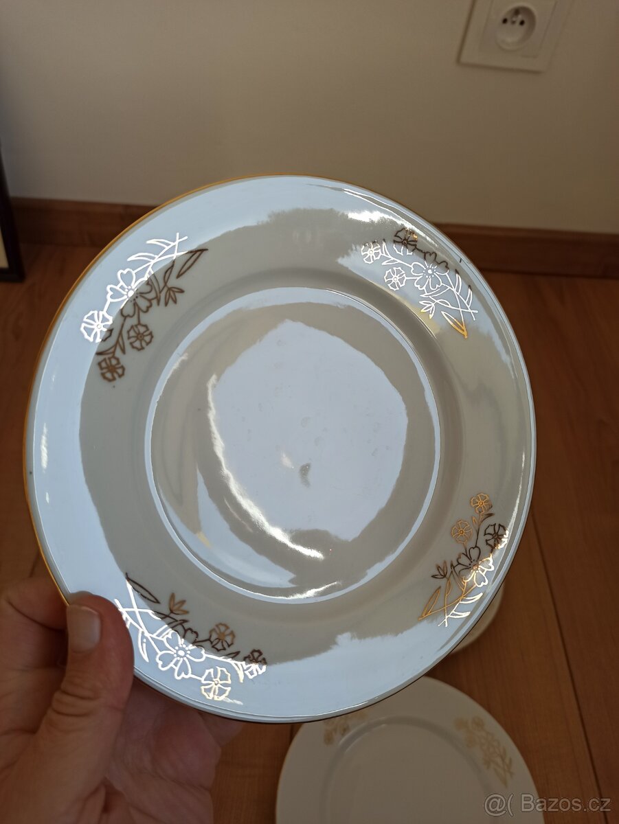 4x talíř/ československý porcelán - 9