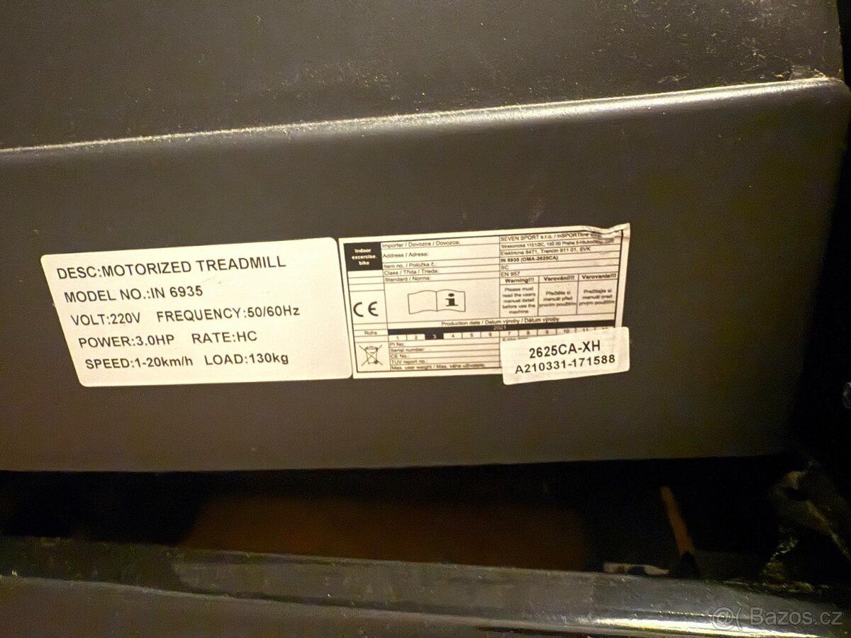 Běžecký pás Insportline Mystral - 9