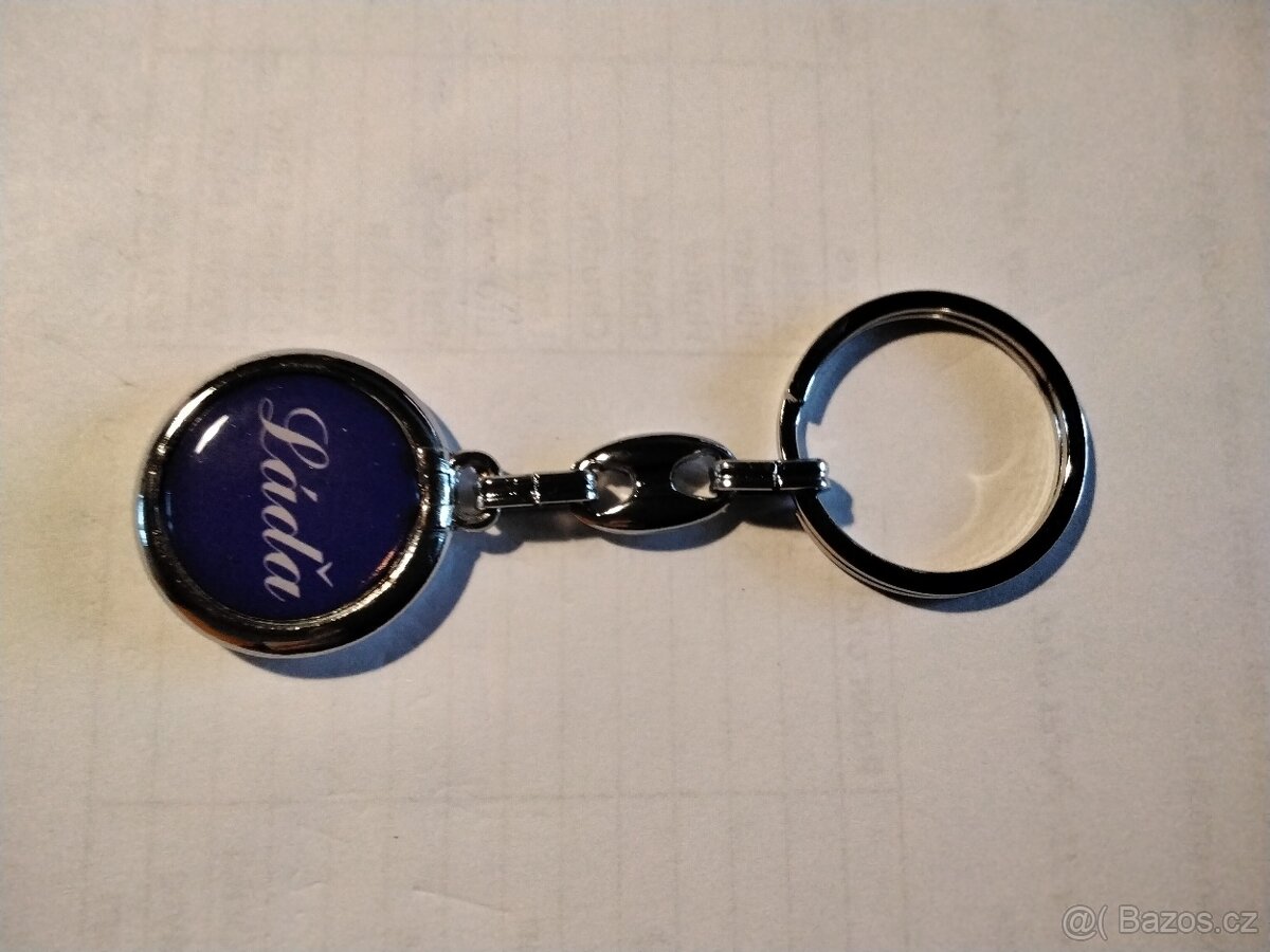 Přívěšky ke klíčům, kovové oboustranné - 9