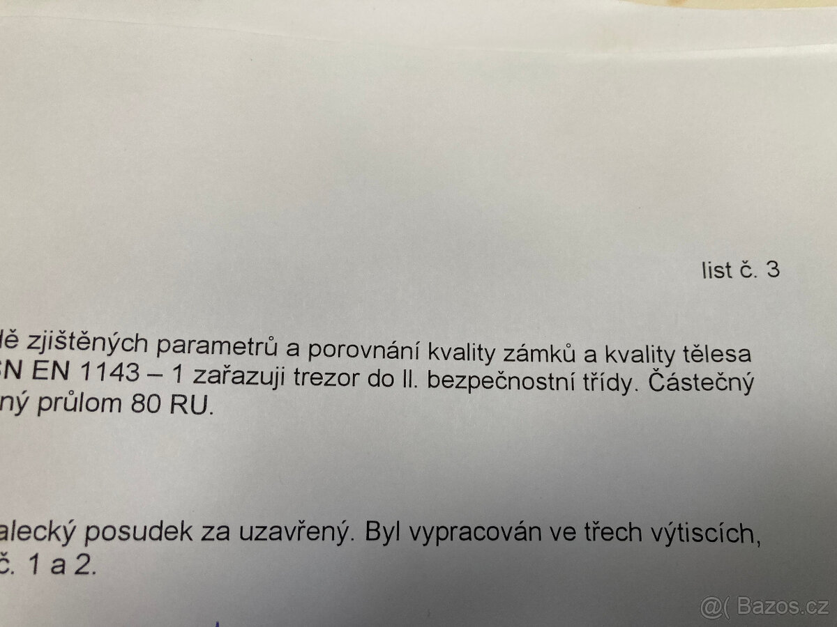 Trezor SAFESIA železobetonový, 2. bezp. třída 15.000 kč - 9