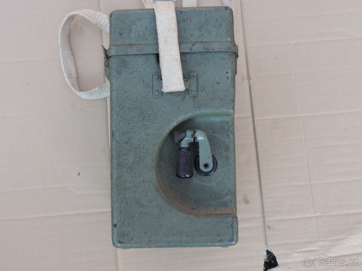 Válečný polní telefon Ericson, ruský, rarita. - 9