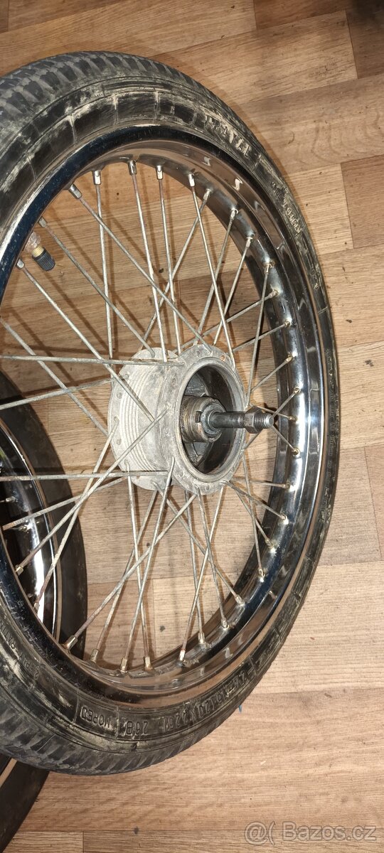 Babetta 210 - kola pár, pěkné chromy - 9