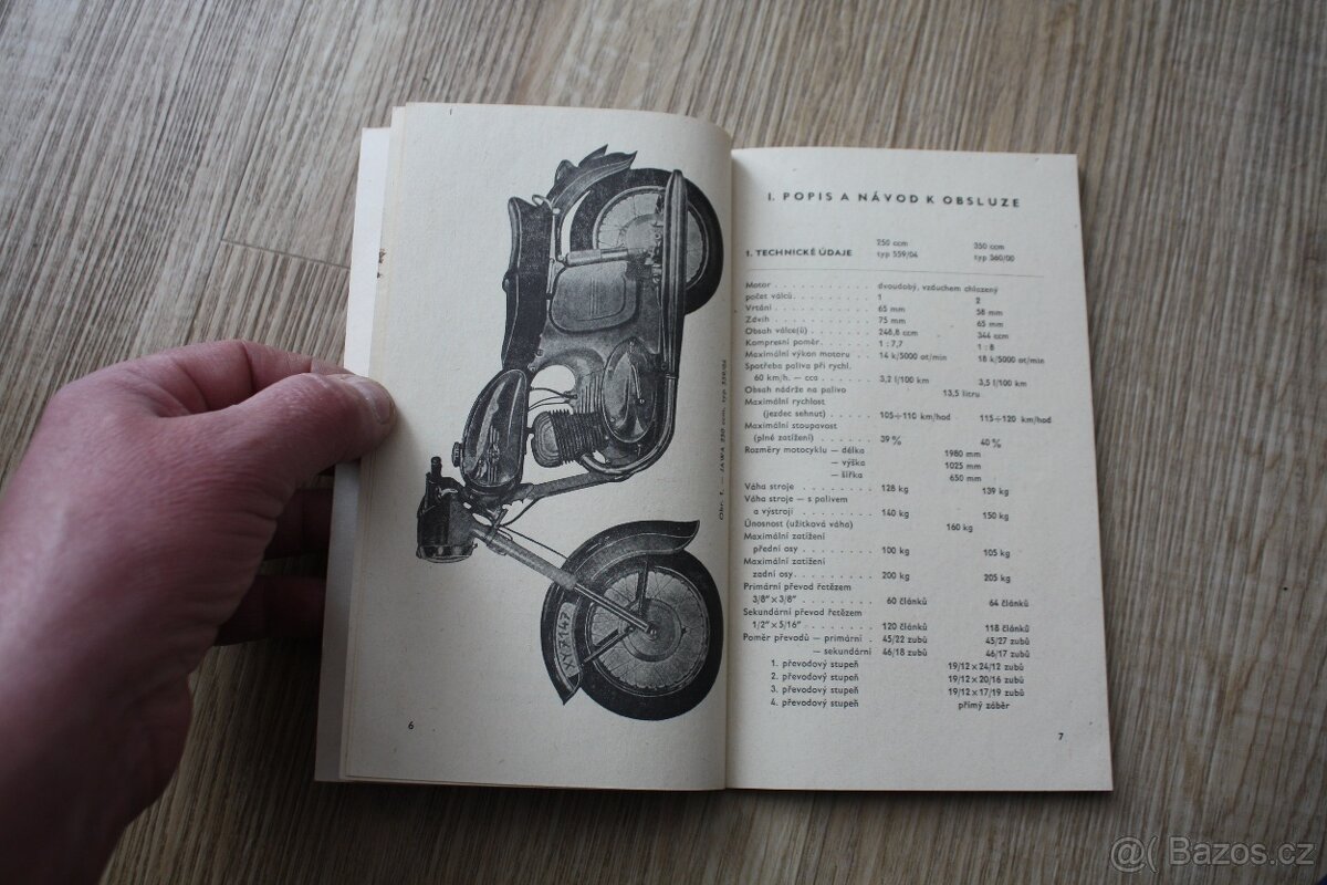 Jawa 250 typ 559/04, Jawa 350 typ 360/00 - Návod k obsluze - 9