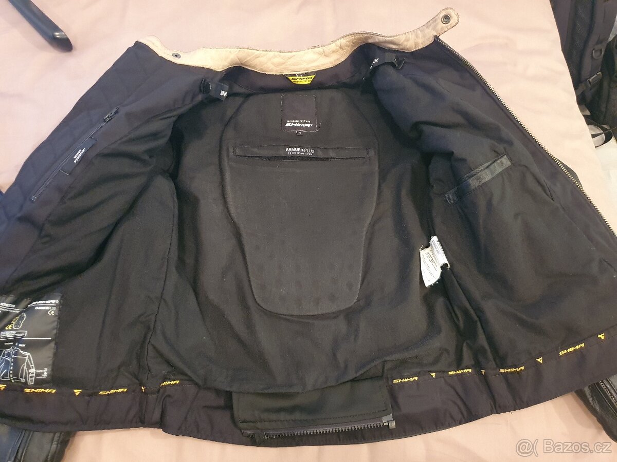 Motorkářská kožená bunda - 9
