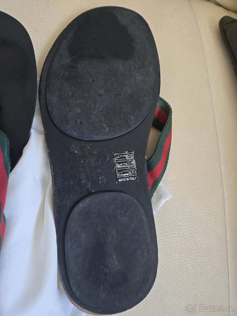 Gucci Mens Riviera Nero/Black sandal - 9