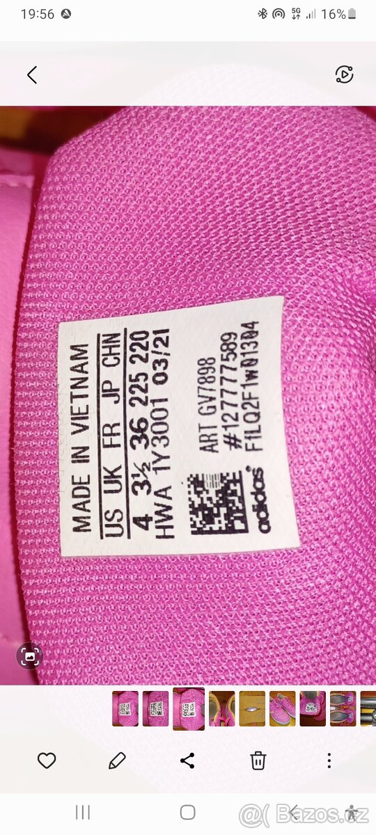 Detske tenisky Adidas Tensaur vl.36 - 9