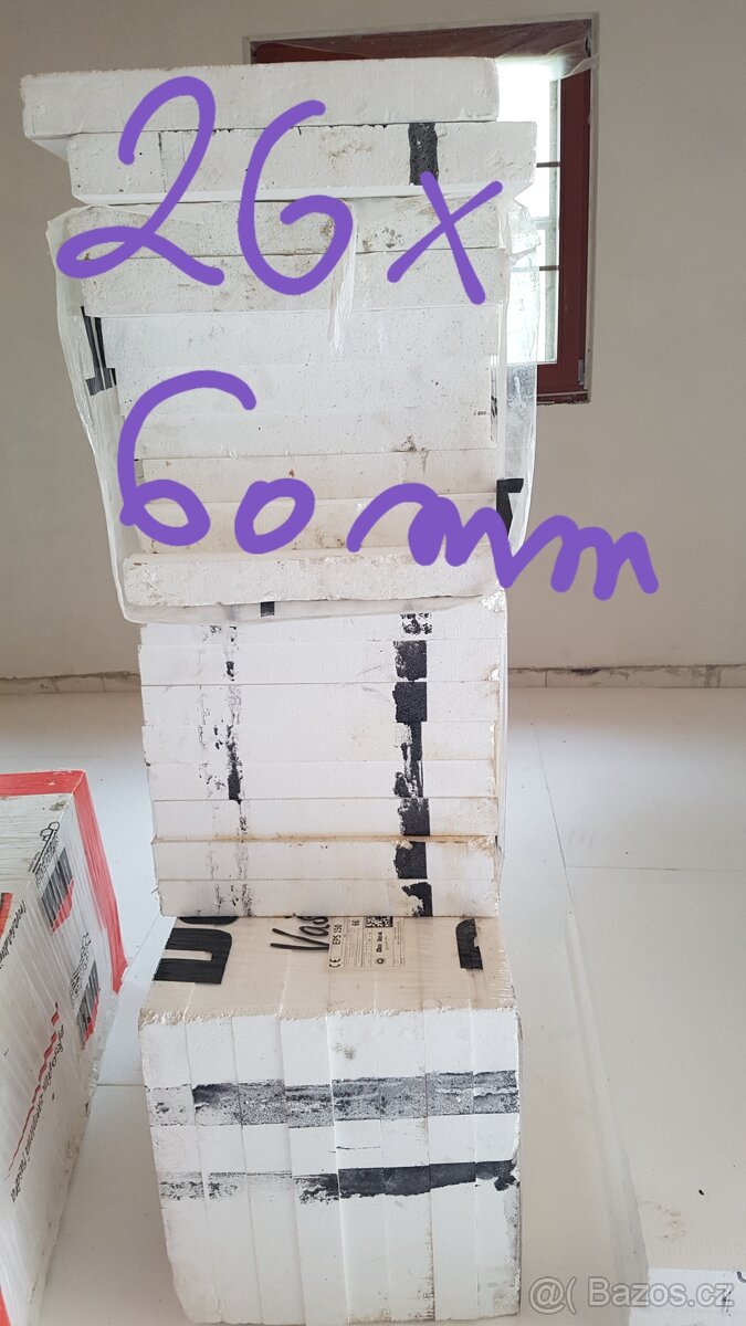 polystyren fasádní, zbytky ze stavby - 9