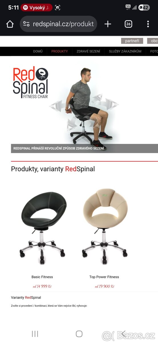 Balanční židle RedSpinal - 9