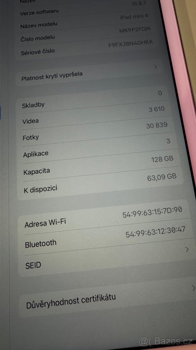 Apple iPad mini 4 Wi-Fi 128GB – Silver - 9