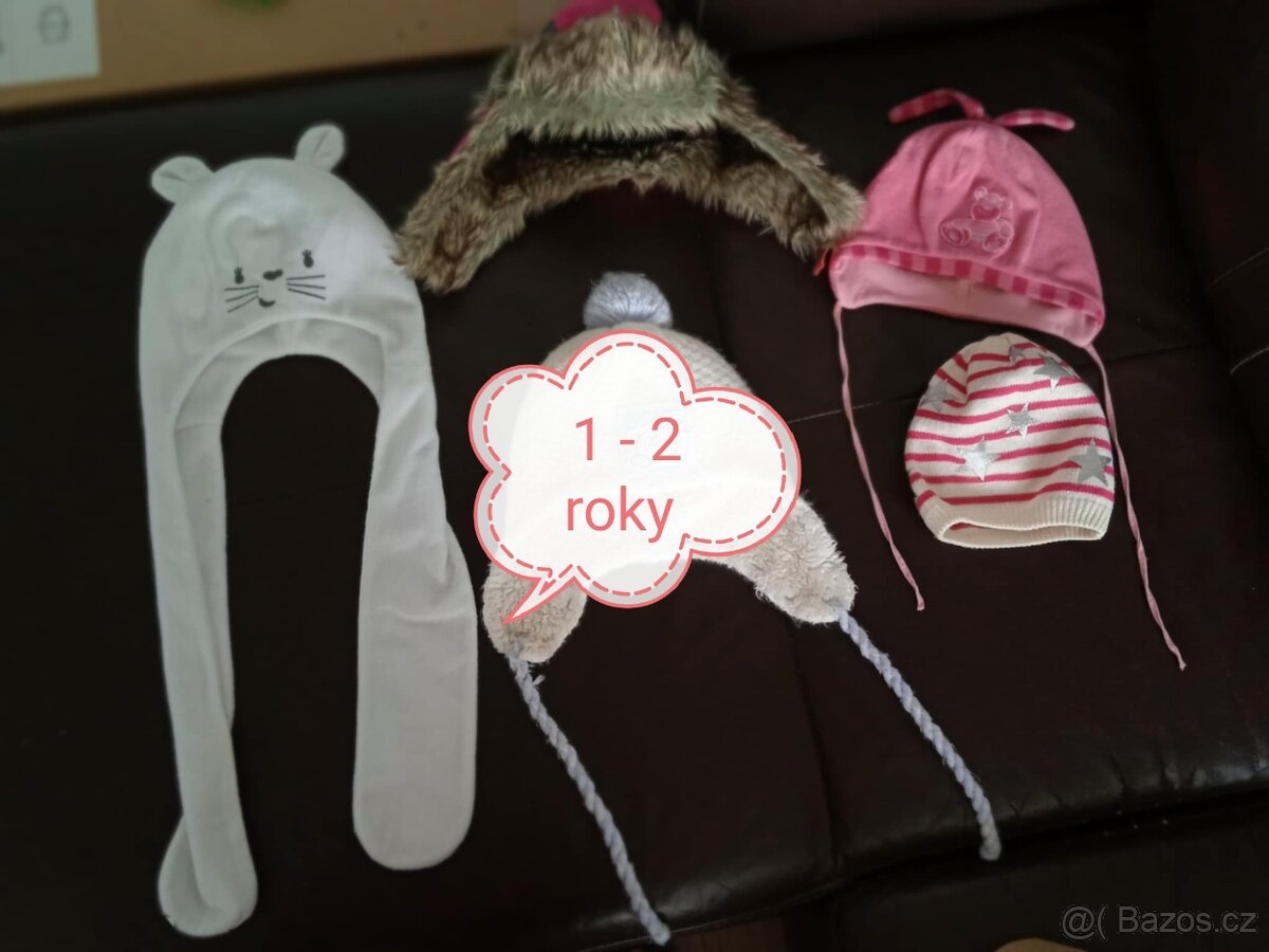 Dětské čepičky od 0 měsíců do cca 1,5 let - 9