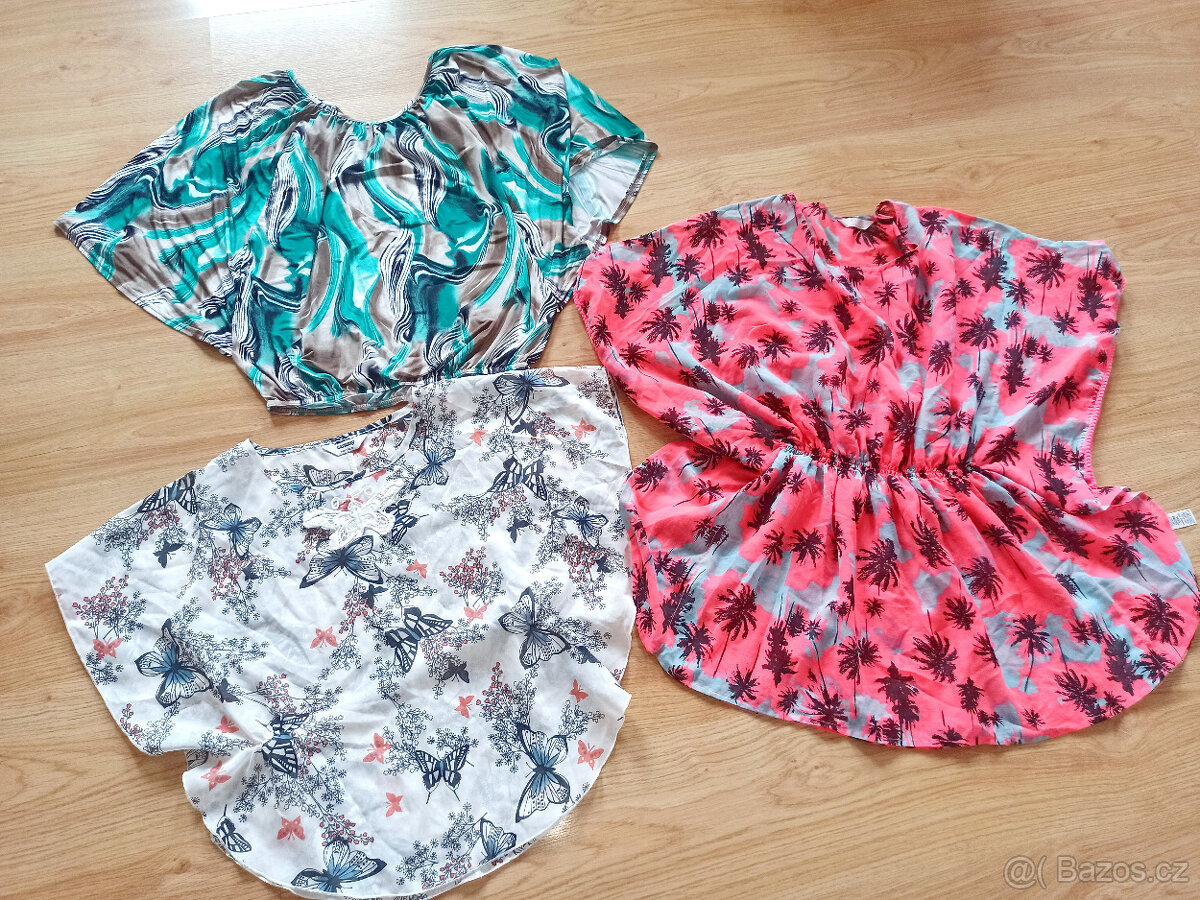 Trička letní dívčí od vel.116-158 - 9