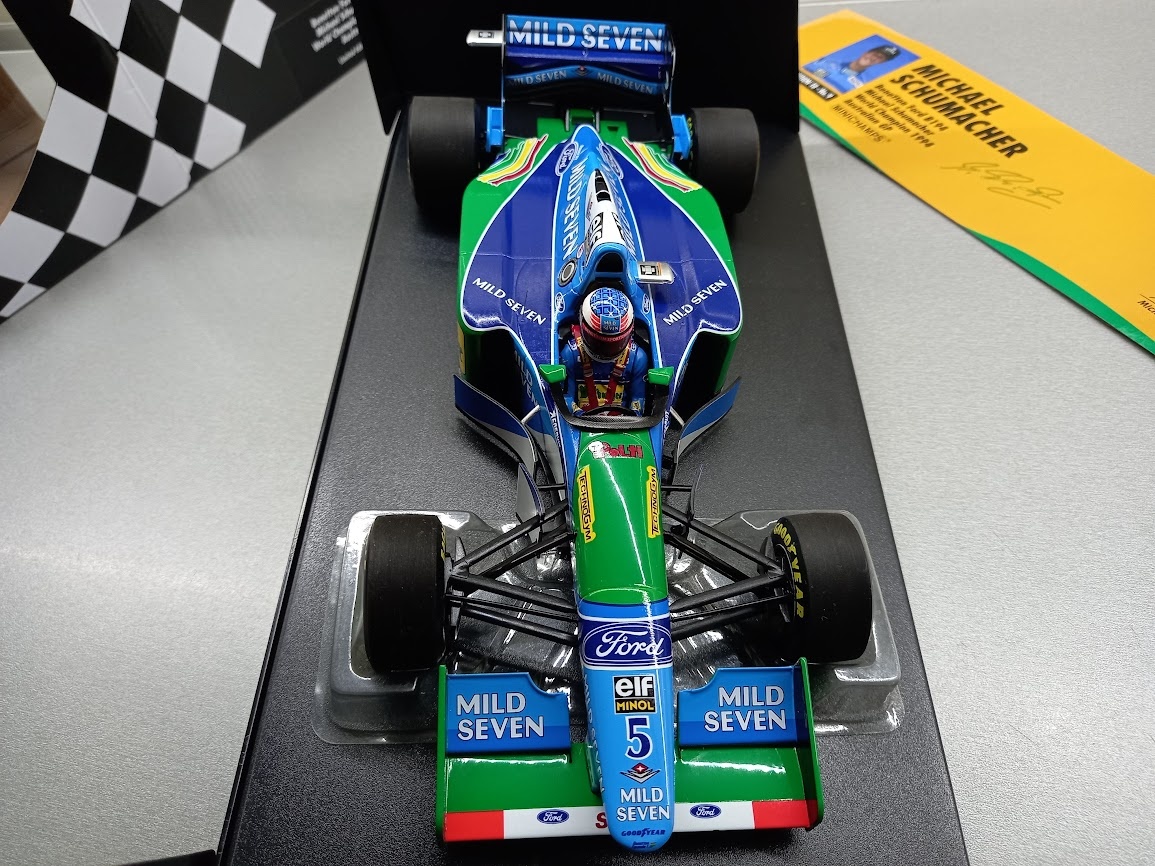 F1 BENETTON FORD B194 VÍTĚZ AUSTRÁLIE 1994 SCHUMACHER 1:18 - 9