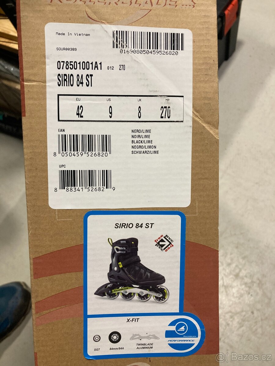 Kolečkové brusle Rollerblade Sirio 84T - 9