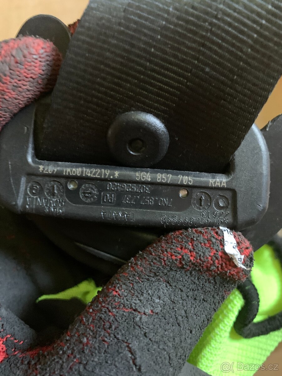 predni bezpečnostní pásy vw golf vii 7 5G 3.5cm - 9