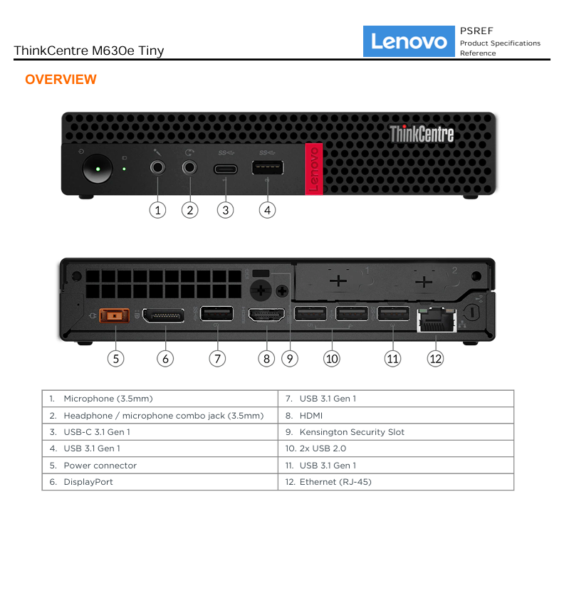 M630e i3-8145U 256GB NVME Wifi/BT 4GB DDR4 adaptér Win11 - 9