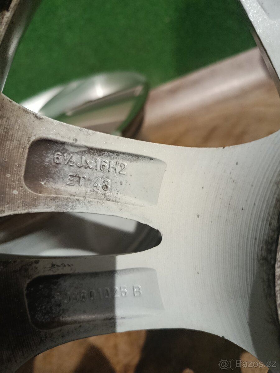 Alu 16" 5x100 et43 Roomster, Fabia - 9