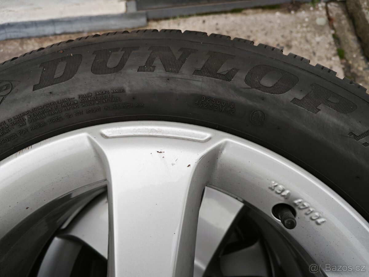 Alu Vw 5/112 R16 + 215/60 R16 zimní Dunlop - 9