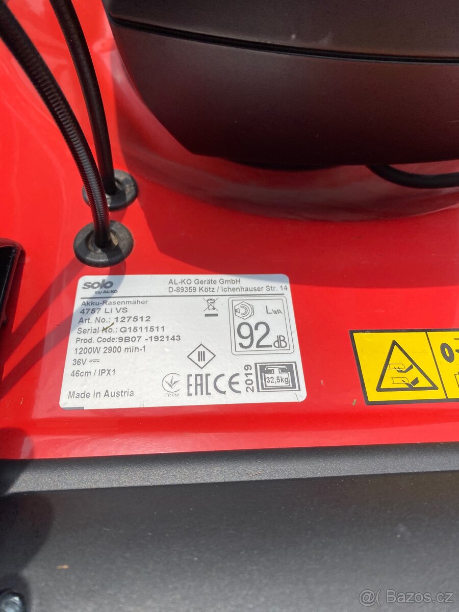 Sekačka Solo by AL-KO 4757Li VS - 9