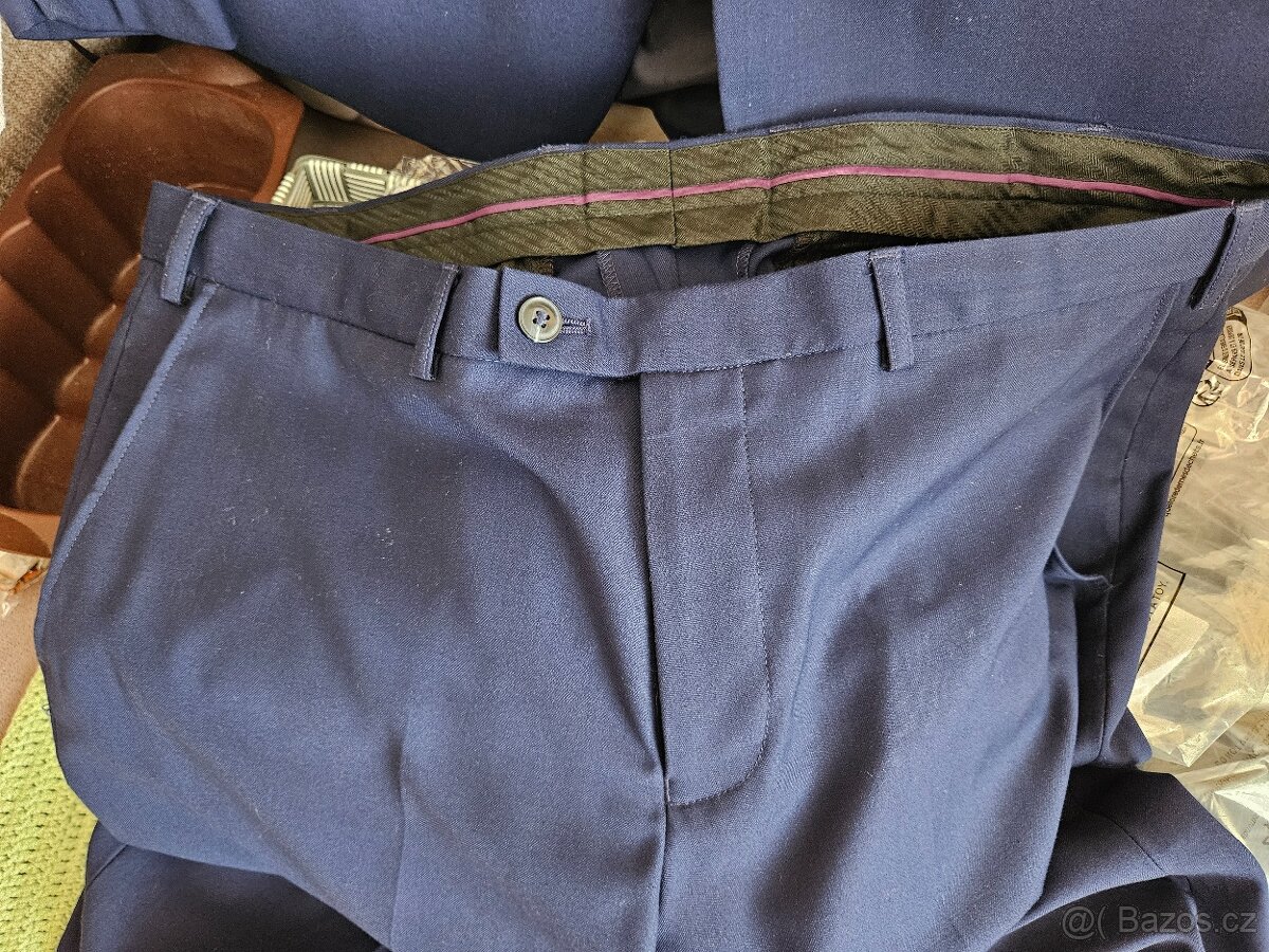 Oblek tmavě modrý Angelo Litrico - 9