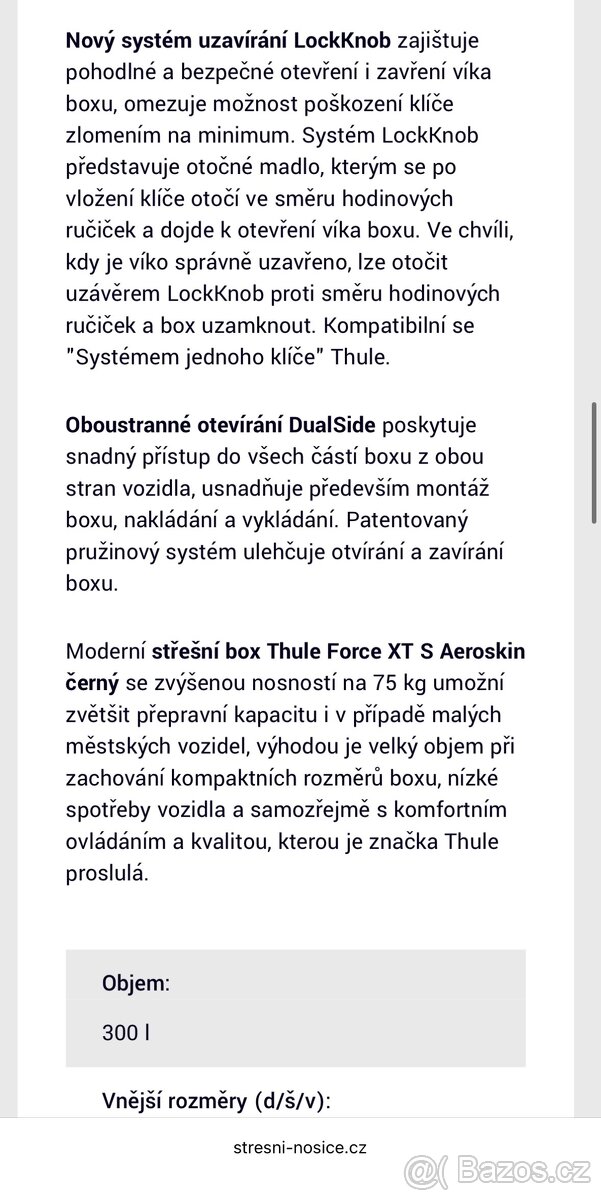 Thule force xt S / truhla box rakev - 9