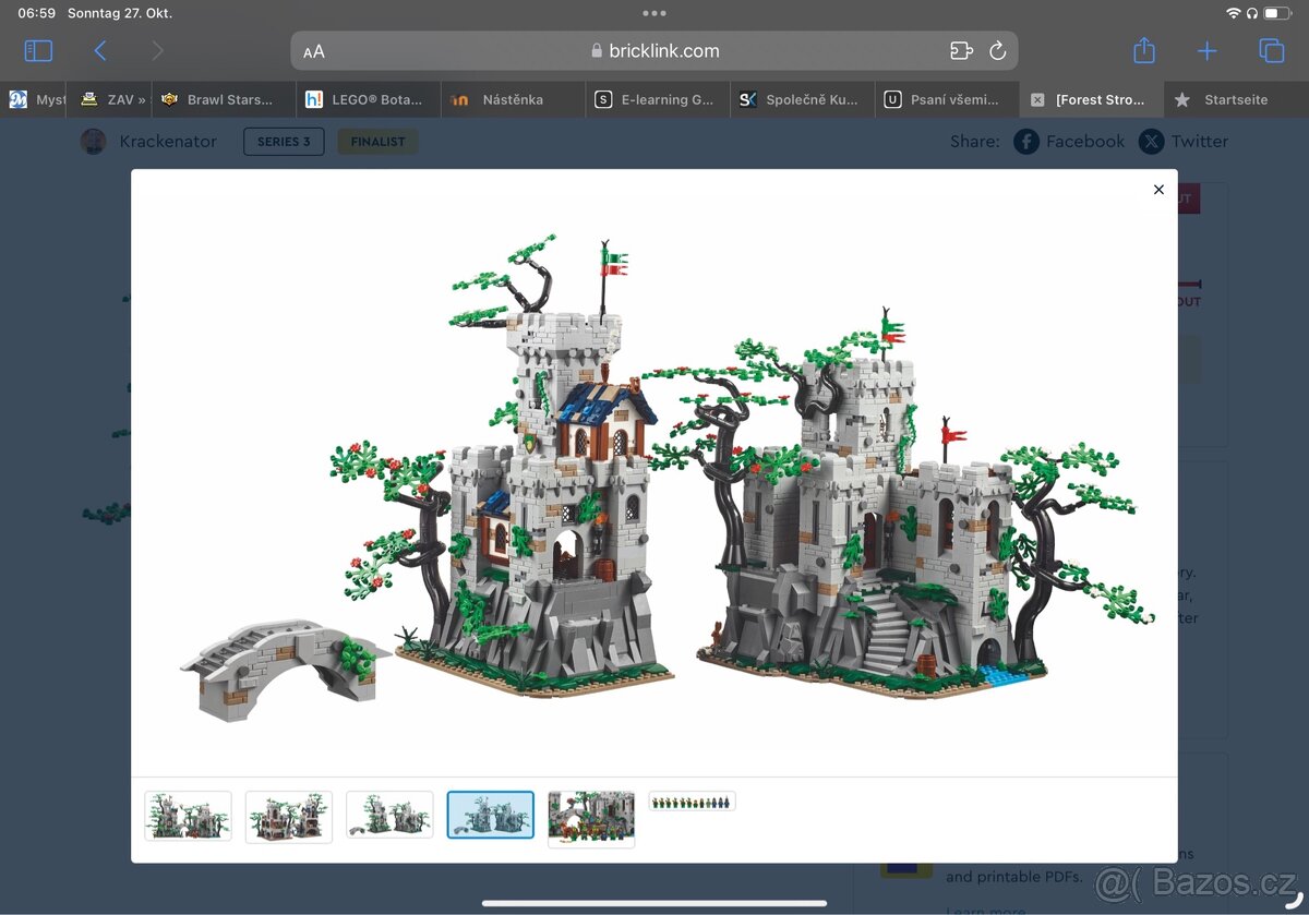 LEGO Bricklink 910043 - Lesní pevnost (Forest Stronghold) - 9