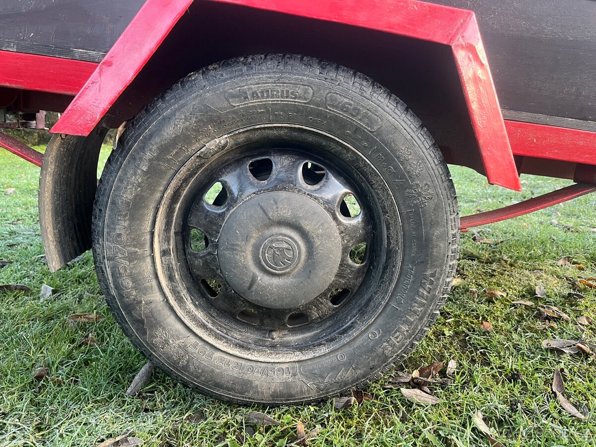 Přívěsný vozík za OA domácí výroby - 9