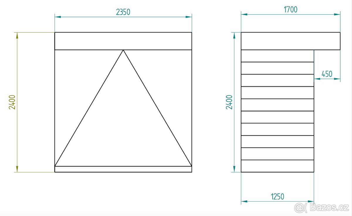 Ocelový přístřešek / konstrukce č.3 - 9