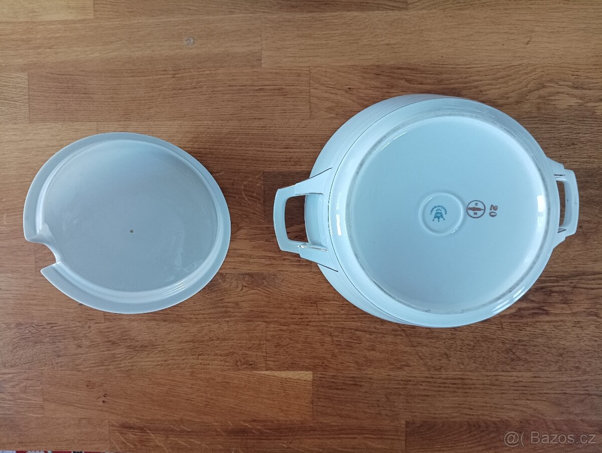 STAROŽITNÁ ART DECO PORCELÁN TERINA KMP BYSTŘÍCE - 9