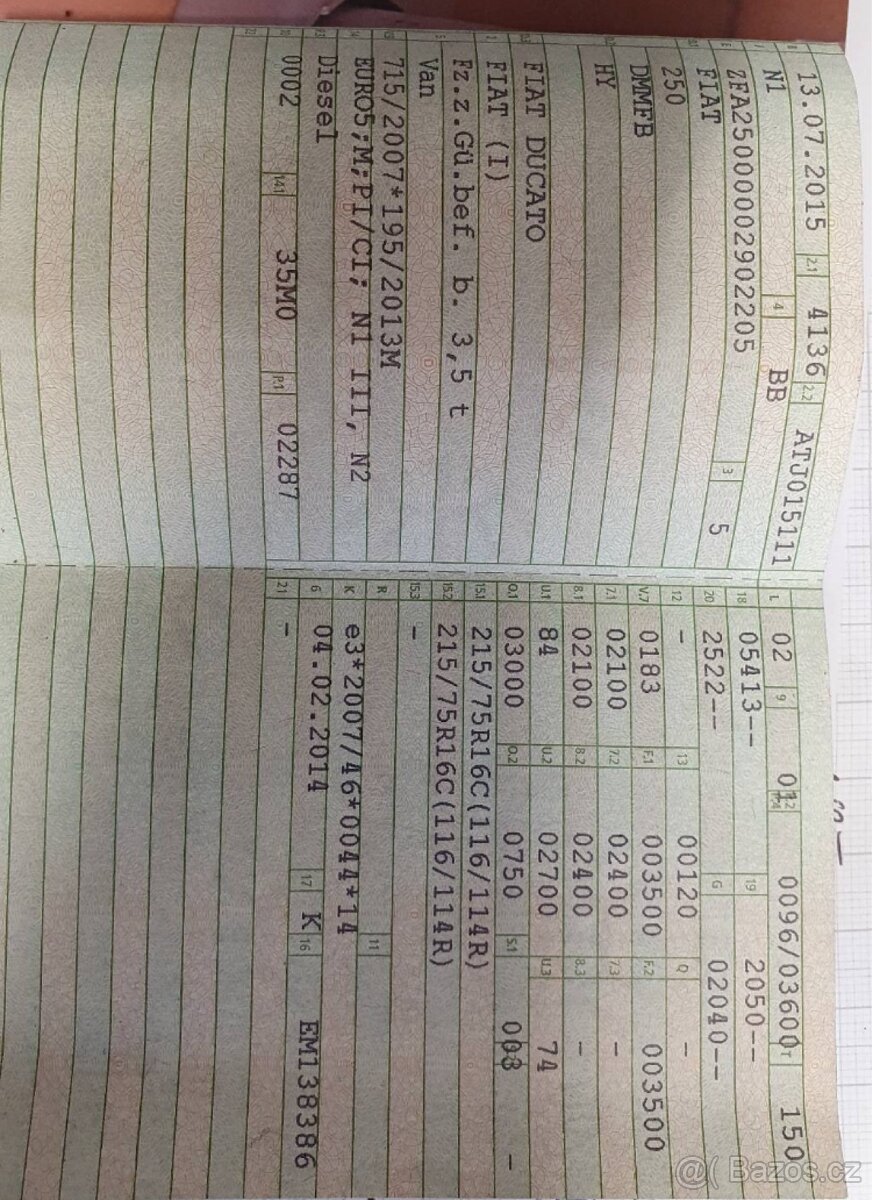 FIAT DUCATO 2.3 MAXI HEAVY 2015 - 9