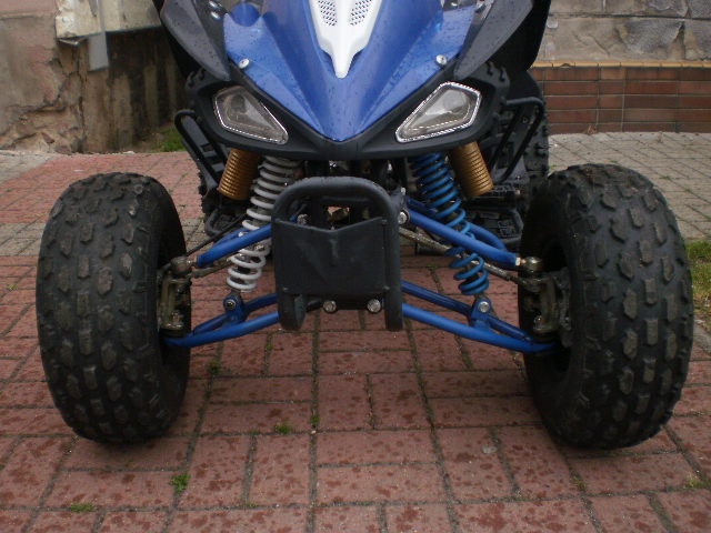 dětská čtyřkolka 125ccm modrá - 9