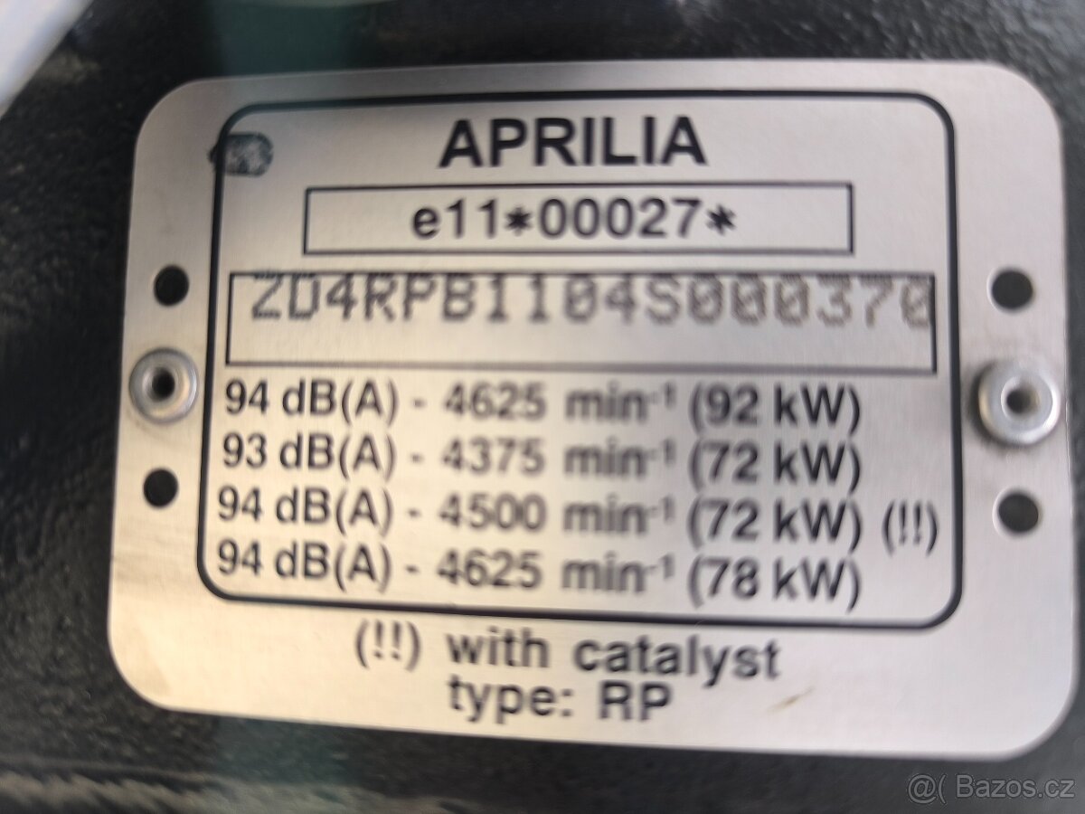 Aprilia Tuono 1000R, I.gen. - 9